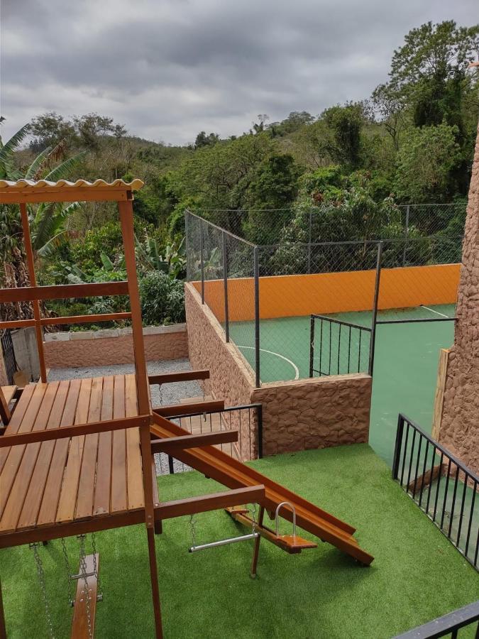 Chacara Bella Vida Com Piscina Churrasqueira Salao De Festas Fogao A Lenha Quadra Aracariguama Eksteriør billede