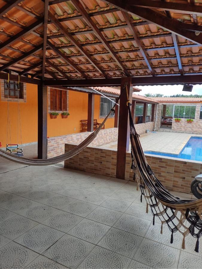 Chacara Bella Vida Com Piscina Churrasqueira Salao De Festas Fogao A Lenha Quadra Aracariguama Eksteriør billede